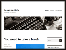 Tablet Screenshot of jonathanmohr.com